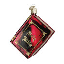 Old World Christmas Ornaments Red Bible Glass Blown Ornaments for Christmas Tree.