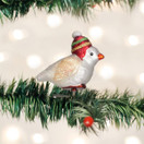 Old World Christmas Red Hat Snowbird Glass Blown Ornament for Christmas Tree