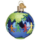 Old World Christmas World Peace Glass Blown Ornament for Christmas Tree