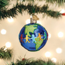 Old World Christmas World Peace Glass Blown Ornament for Christmas Tree