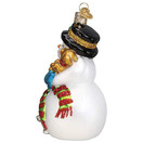 Old World Christmas Ornaments Snowman with Playful Pets Glass Blown Ornaments for Christmas Tree