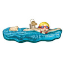 Old World Christmas Swim, Skis and Flippers Glass Blown Ornaments for Christmas Tree | Swimmer