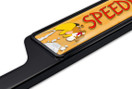 Speedy Gonzales Black Open License Plate Frame | Speedy - Open Black