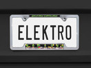 Marvin The Martian Chrome Open License Plate Frame | Marvin - Open