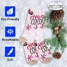 World's Softest Cozy Collection Crew Socks - Smooth Multi Colors Cozy Socks - Knit Top Holiday Spirit Fashion Socks