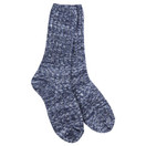 World's Softest Weekend Women's Ragg Crew Socks, One Size Fits Most | Denim