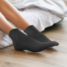 World's Softest Men's Classic Quarter Crew Socks - Medium, Black