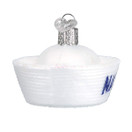 Old World Christmas Navy Cap Ornament, Multi