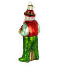 Old World Christmas Ornaments: Fisherman Collection Glass Blown Ornaments for Christmas Tree, Fly Fishing