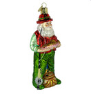 Old World Christmas Ornaments: Fisherman Collection Glass Blown Ornaments for Christmas Tree, Fly Fishing