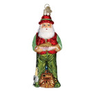 Old World Christmas Ornaments: Fisherman Collection Glass Blown Ornaments for Christmas Tree - Fly Fishing 