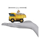 Old World Christmas Glass Blown Ornament for Christmas Tree, Dump Truck
