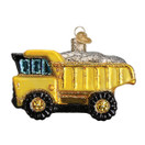 Old World Christmas Glass Blown Ornament for Christmas Tree | Dump Truck 