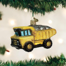 Old World Christmas Glass Blown Ornament for Christmas Tree | Dump Truck 