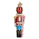 Old World Christmas Candy Glass Blown Ornaments for Christmas Tree Peppermint Nutcracker - Peppermint Nutcracker
