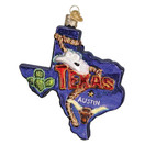 Old World Christmas Ornaments: United States Glass Blown Ornaments for Christmas Tree, Texas