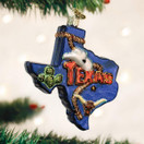 Old World Christmas Ornaments: United States Glass Blown Ornaments for Christmas Tree, Texas