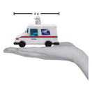Old World Christmas Ornaments USPS Mail Truck Glass Blown Ornaments for Christmas Tree.