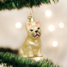 Old World Christmas Ornaments: French Bulldog Glass Blown Ornaments for Christmas Tree (12436)  French Bulldog