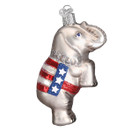 Old World Christmas Republican Elephant Glass Blown Ornaments for Christmas Tree