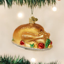 Old World Christmas Thanksgiving Glass Blown Ornaments for Christmas Tree Turkey Platter