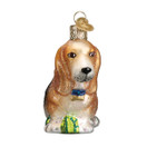 Old World Christmas Dog Collection Glass Blown Ornaments for Christmas Tree Basset Hound | Basset Hound