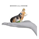 Old World Christmas Dog Collection Glass Blown Ornaments for Christmas Tree Basset Hound | Basset Hound