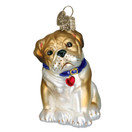 Old World Christmas Ornaments: Dog Collection Glass Blown Ornaments for Christmas Tree, Bull Pup | Bull Pup