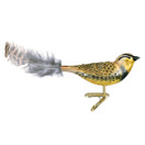 Old World Christmas Ornaments: Bird Watcher Collection Glass Blown Ornaments for Christmas Tree, Meadowlark (18069)