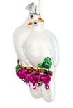 Old World Christmas Ornaments: Bird Watcher Collection Glass Blown Ornaments for Christmas Tree - Love Birds