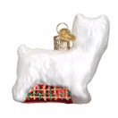 Old World Christmas Westie Glass Blown Ornament for Christmas Tree