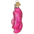 Old World Christmas Orchid Glass Blown Ornament for Christmas Tree