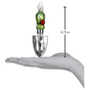 Old World Christmas Garden Shovel Trowel Glass Blown Ornament, Gardening Lover Gifts & Holiday Ornaments for Christmas Tree Decorations