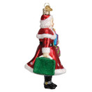 Old World Christmas Mrs. Claus Goes Shopping Glass Blown Ornament for Christmas Tree | Mrs. Claus Goes Shopping