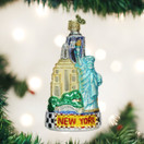 Old World New York City Glass Blown Ornament 20083