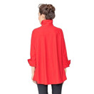 IC Collection Relaxed High-Low Blouse - 3778B | Medium, Red