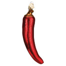 Old World Christmas Red Chili Pepper Glass Blown Ornament for Christmas Tree
