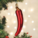 Old World Christmas Red Chili Pepper Glass Blown Ornament for Christmas Tree