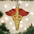Old World Christmas Ornaments: Doctor Tools Glass Blown Ornaments for Christmas Tree, Medical Symbol - 4x4