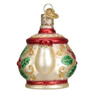 Old World Christmas Ornaments: Coffee and Tea Gifts Glass Blown Ornaments for Christmas Tree, Holly Teapot 3 X 3.25 X 2.25