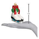 Old World Christmas 2020 Christmas Ornament Holiday Skates Glass Blown Ornament for Christmas Tree