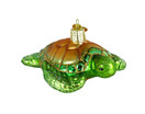 Old World Christmas Ornaments: Turtles Glass Blown Ornaments for Christmas Tree, Green Sea