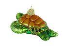 Old World Christmas Ornaments: Turtles Glass Blown Ornaments for Christmas Tree, Green Sea