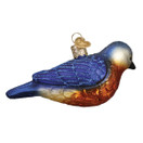 Old World Christmas Ornaments: Bird Watcher Collection Glass Blown Ornaments for Christmas Tree, Wester Bluebird
