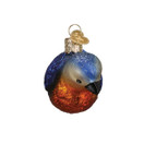 Old World Christmas Ornaments: Bird Watcher Collection Glass Blown Ornaments for Christmas Tree, Wester Bluebird