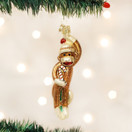 Old World Christmas Glass Blown Ornament for Christmas Tree, Sock Monkey