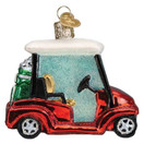 Old World Christmas Golf Cart Glass Blown Ornament for Christmas Tree