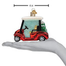 Old World Christmas Golf Cart Glass Blown Ornament for Christmas Tree