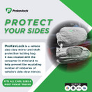 New & Improved ProKevLock Vehicle Side Mirror Covers with Anti-Theft Lock, UHMWPE, HPPE & 304 CRES Steel Mesh - Fits all Vehicles & Most Pickup Trucks | Protection from Ice, Bird Droppings - Version 3