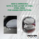 New & Improved ProKevLock Vehicle Side Mirror Covers with Anti-Theft Lock, UHMWPE, HPPE & 304 CRES Steel Mesh - Fits all Vehicles & Most Pickup Trucks | Protection from Ice, Bird Droppings - Version 3